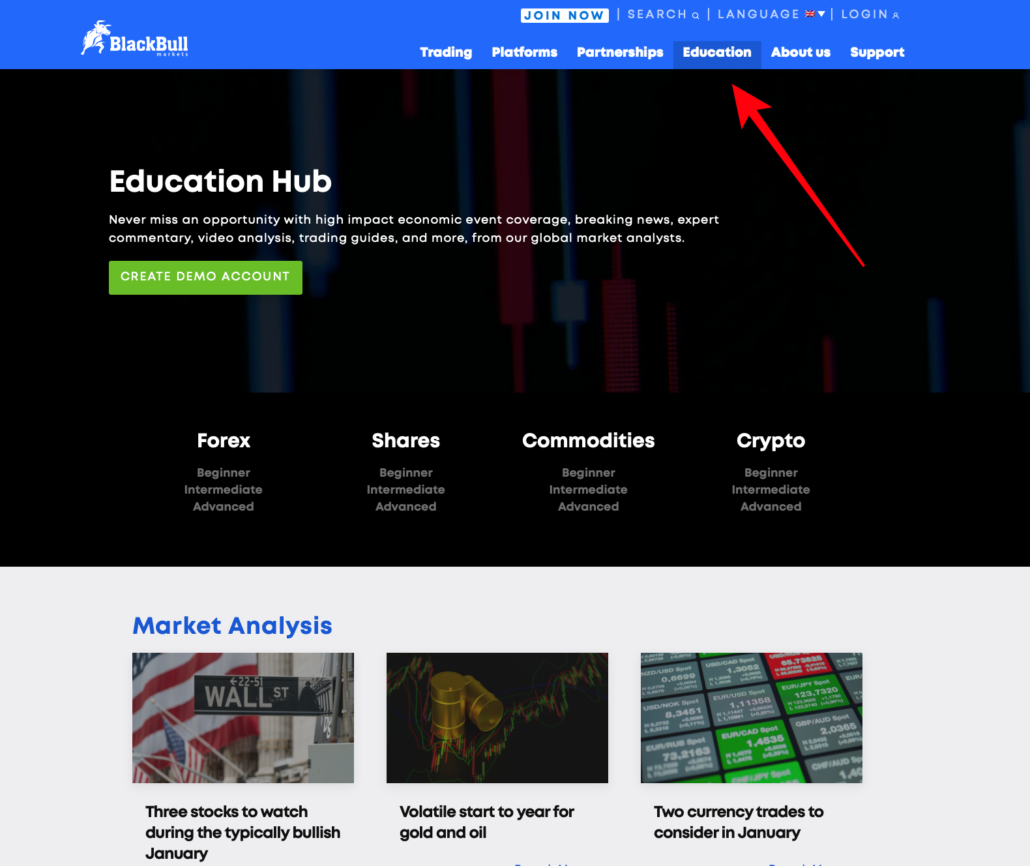 L'hub educativo BlackBull Markets