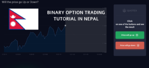 Tutorial de comercio de opciones binarias en Nepal