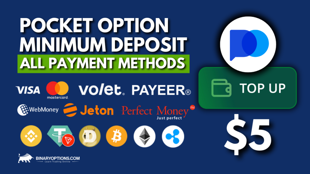 Pocket Option Minimum Deposit Guide & All Payment Methods