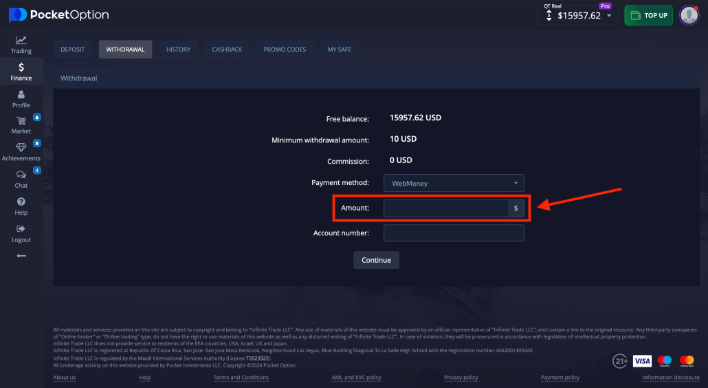 Pocket Option Withdrawal Limit, Time, And Proof!